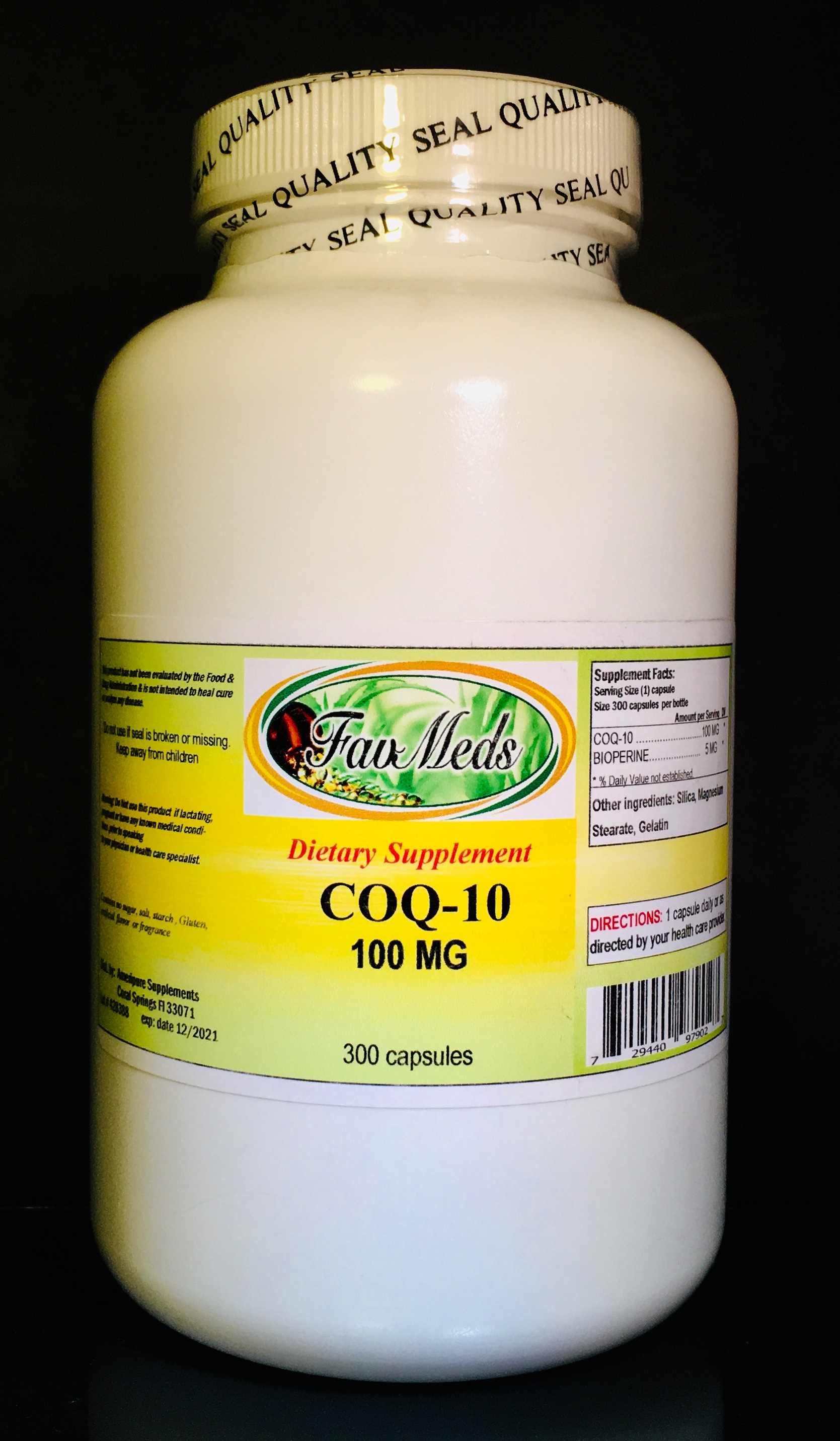 CoQ-10 100mg - 300 capsules